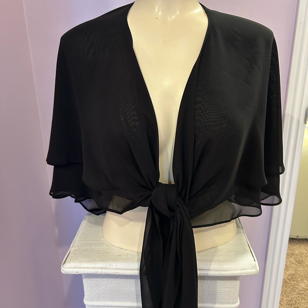 MSK Black Sheer Wrap